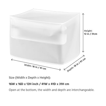 Printer Dust Cover Case Water Proof Protective Covers jacket,compatible with HP, EPSON,CANON, BROTHER, PIXMA Officejet -16W x16D x12H in - size: 16W x16D x12H