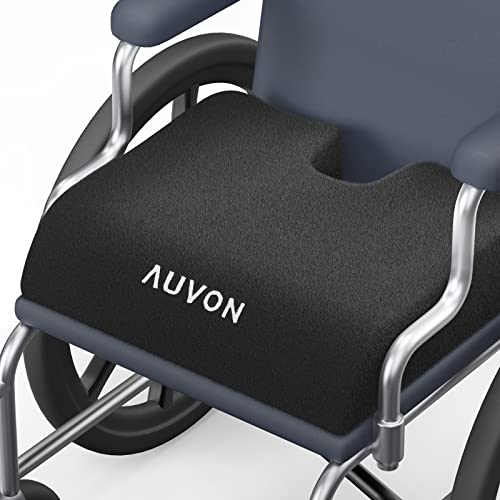 AUVON Wheelchair Seat Cushion, Thigh Slope, Long Sitting Comfort, XL Size