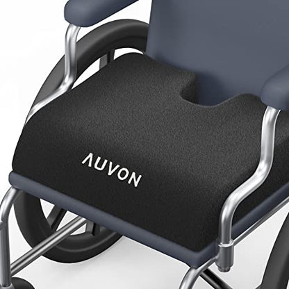 AUVON Wheelchair Seat Cushion, Thigh Slope, Long Sitting Comfort, XL Size