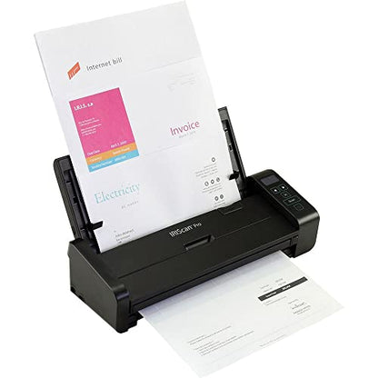 IRIScan Pro 5 Color Portable Duplex Document Scanner, Auto Document Feeder (ADF) 20Pages, Ultra Speed 20PPM, 1 Click scan to PDF, Full OCR 138 Languages, Scan to JPG/PDF/Word/Excel/Cloud