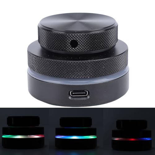 Customizable Knob, RGB Lighting 3 Control Modes BT 2.4G USB C Wired Connection, with Customizable Functions for OS X HarmonyOS iOS