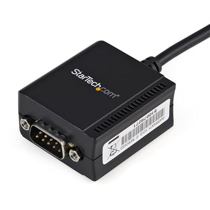 StarTech 6ft 1-Port FTDI USB to Serial RS232 Adapter, TAA (ICUSB2321F) - size: 6ft