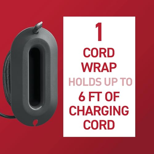 Command Cord Wrap, 2 Units, 4 Medium Strips - color: Black