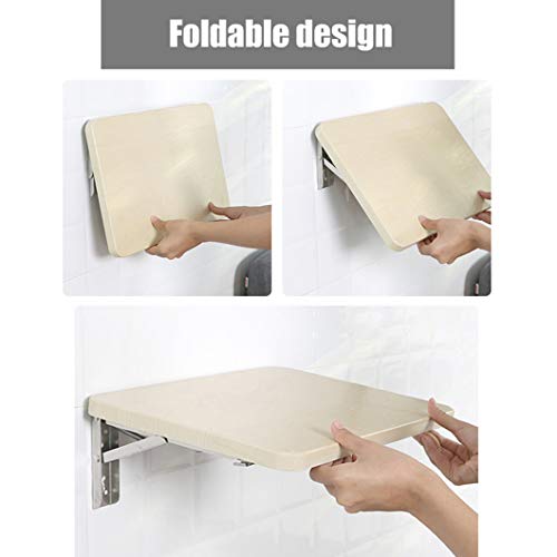 Small Wall-Mounted Folding Drop-Leaf Table,Wood Floating Shelf Computer Desk Workbench,Hanging DIY Bookshelf Office Shelves - size: 70 x 38 cm