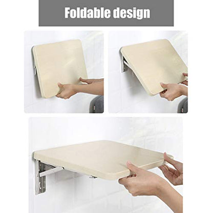 Small Wall-Mounted Folding Drop-Leaf Table,Wood Floating Shelf Computer Desk Workbench,Hanging DIY Bookshelf Office Shelves - size: 70 x 38 cm