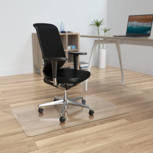 Amyracel Office Chair Mat for Hardwood Floor Desk Floor Mat for Hardwood Floors, Clear Desk Chair Mat for Hard Floor Easy Glide Floor Protector Mat (for Hard Floor, 30" x 48" Rectangular) - color: Transparent, size: 30" x 48" Rectangular