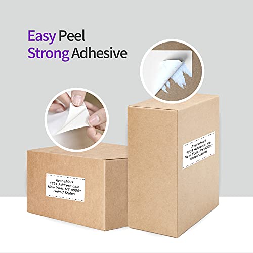 AveneMark 12 Rolls 3” X 2” Direct Thermal Labels for Barcodes, Address Labels Perforated & Compatible with Rollo & Zebra Desktop Label Printers (700/Roll) - size: 3"x 2"(12 Rolls-8400 Labels)