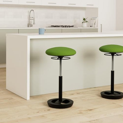 Safco Twixt Active Movement Seating Chair, Ergonomic Support, Extended Height, Green Mesh - color: Green, style: Extended-Height