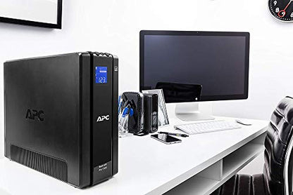 APC UPS Battery Backup Surge Protector with AVR, 1500VA, APC Back-UPS Pro (BR1500G) Bundle Including 16GB DataTraveler