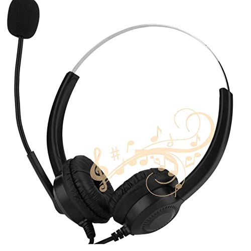 USB Headset, Call Center Headset with Microphone, Mute Function and Noise Cancelling Function.Business Headset for Skype, Webinar, Call Center, Telephone Counseling Services