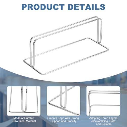 PATIKIL Baffle Desk Divider Clamp 2Pcs Punch-Free Base Desk Shield L Silver - color: Silver