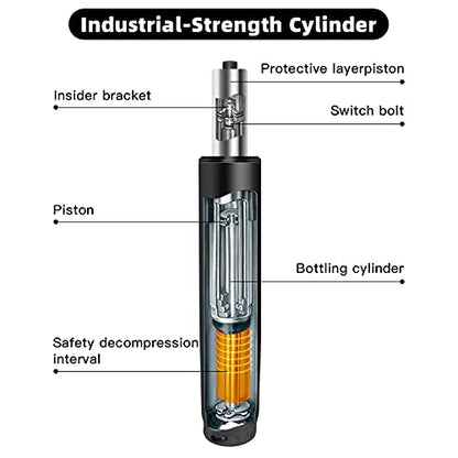 Heavy Duty Gas Lift Hydraulic/Pneumatic Piston for Office Chair,Desk Chair Base Replacement Reinforced Metal Leg