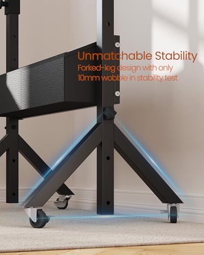 ErGear Mobile Standing Desk with Wheels, Adjustable Height 28.3″ to 46.1″, Rolling Laptop Cart with Cup Holder, Storage Basket, Computer & Pen Slot, Home Office Stand Up Desk, Walnut (31.5″ x 15.75″) - color: Walnut Wood