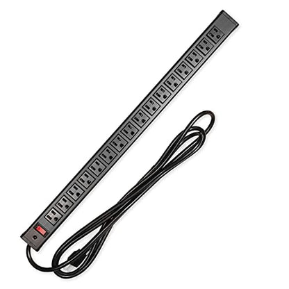 Iron Forge Cable 16 Outlet Metal Surge Protector Power Strip, 9 Ft - style: 16 Outlet