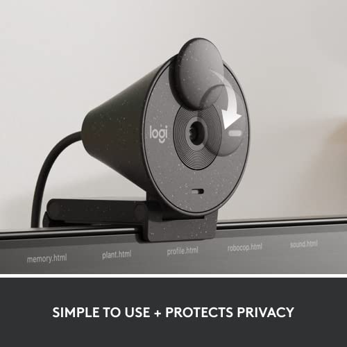 Logitech Brio 305 Full HD 1080P Business Webcam with Privacy Shutter
