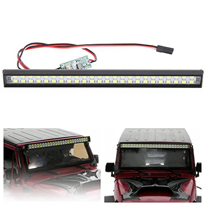 48pcs LED RC Roof Lamp for RC Car, Wireless Remote Control Light Bar with 3 Modes, Universal Fit for HPI Axial HSP Crawler Accessories