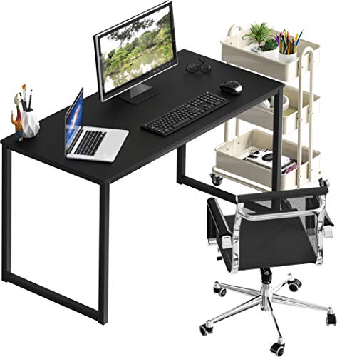 SHW Mission 32-Inch Home Office Computer Desk, Black - color: Black, size: 32-Inch