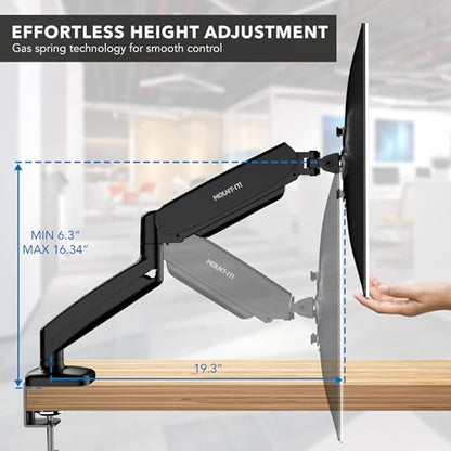 Mount-It! Dual Monitor Desk Mount, 13-32", 17.6 lbs Each