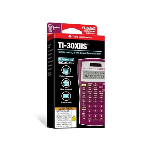 Texas Instruments TI-30XIIS Scientific Calculator, Raspberry Small - color: Raspberry