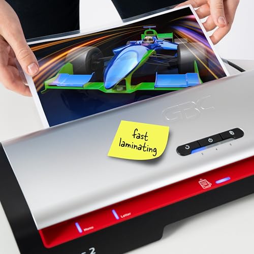 GBC Laminating Sheets, Thermal Laminator Pouches for 12" Laminators, 5 Mil, Fits Letter Size Paper 11.5 x 9 Inch, EZUse Speed, 100 Count (WSM305100EZS) - size: 100 Count (Pack of 1), style: EZUse Speed