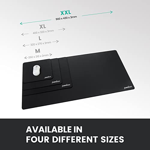 Perixx DX-1000XXL Waterproof Gaming Mouse Pad with Stitched Edge - Non-Slip Rubber Base Design for Laptop or Desktop Computer - XXL Size 35.43x16.93x0.12 Inches - size: 16.9L x 35.4W inches