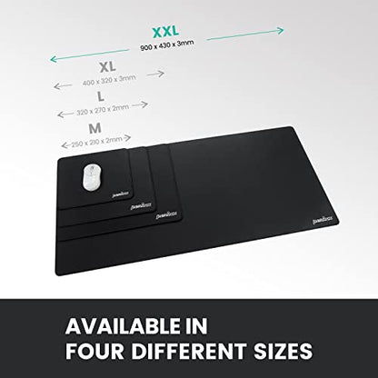 Perixx DX-1000XXL Waterproof Gaming Mouse Pad with Stitched Edge - Non-Slip Rubber Base Design for Laptop or Desktop Computer - XXL Size 35.43x16.93x0.12 Inches - size: 16.9L x 35.4W inches