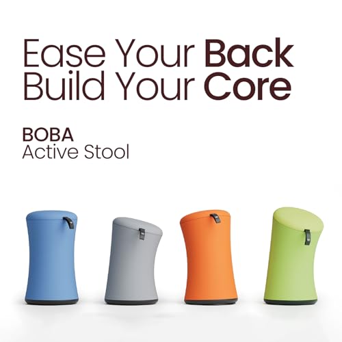 Boba Chair Stylish Active Wobble Stool, ADHD Chair, Improves Posture and Focus, Ergonomic with Height Adjustable Stool for Adults Children for Home Office, Study Room (Lime Green) - color: Lime Green