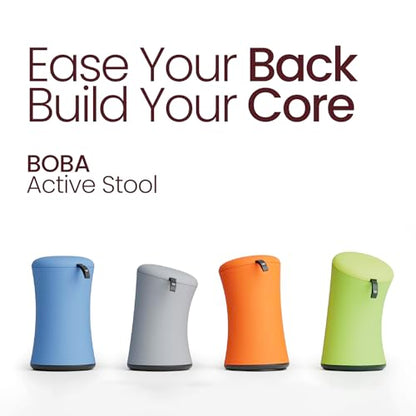 Boba Chair Stylish Active Wobble Stool, ADHD Chair, Improves Posture and Focus, Ergonomic with Height Adjustable Stool for Adults Children for Home Office, Study Room (Sky Blue) - color: Sky Blue
