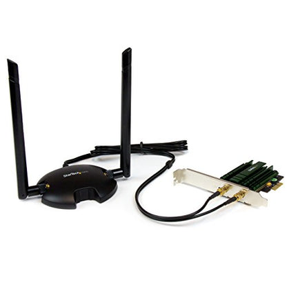 StarTech PCIe AC1200 Dual Band Wireless-AC Network Adapter (PEX867WAC22) - size: 867 Mbps, style: AC - PCI Express (PCIe)