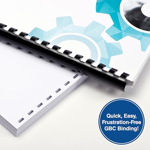 PrintWorks Professional Prepunched Paper, 8.5 x 11, 20 lb, GBC CombBind 19-Hole Punched Report & Presentation Paper, 500 Sheets, White (04328) - size: 20 lb, style: GBC, 19-Hole