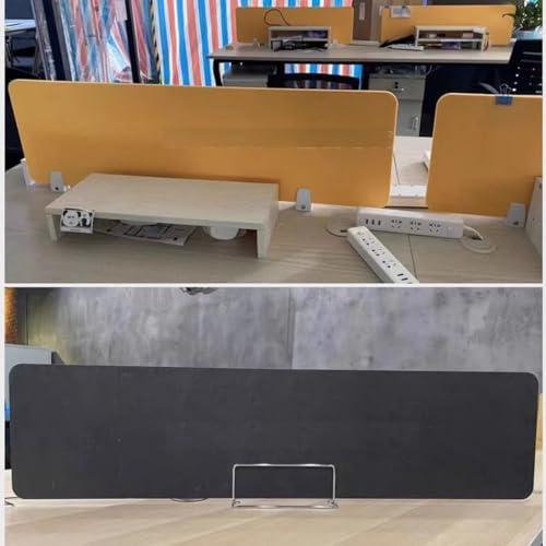 Desktop partition,Desk Privacy Divider, 4 Packs Desk Divider, Privacy Panel, Acoustic Freestanding Desktop Partition, Desk Dividers Sound Proof Dividers Reducing Noise(Gray,30X100CM) - color: Gray, size: 30X100CM