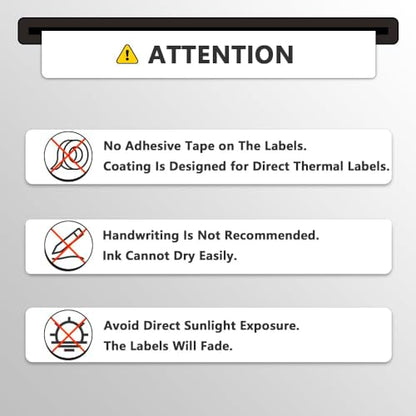 BETCKEY - Compatible DYMO 30252 (1-1/8" x 3-1/2") Address & Barcode Labels - Compatible with DYMO Labelwriter 450, 4XL, NOT Fit 550 & 5XL [10 Rolls/3500 Labels] - size: 1-1/8" x 3-1/2"