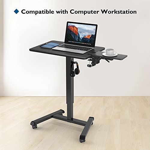 BONTEC Desk Extender Tray, 11.8 x 5.9 Inch, Black Carbon Fiber | 90° Foldable Elbow Support, Table Mount Arm Wrist Rest Shelf, Clamp on Computer Arm Rest, Easy to Install, Office & Home Use - color: Black Carbon Fiber, size: 11.8"*5.9"(30cm*15cm)