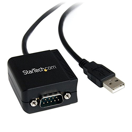 StarTech 8.3ft 1-Port FTDI USB to Serial RS232 Adapter, TAA (ICUSB2321FIS) - size: 8.3ft