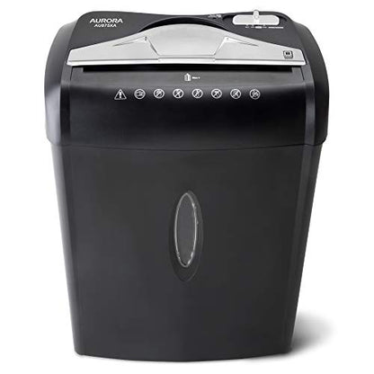 Aurora AU875XA Paper and Credit Card Shredder with 3.7-Gallon Wastebasket, 8-Sheet Cross-Cut with Basket - style: 8-Sheet Crosscut
