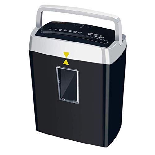 Low-Noise Shredder-6-Sheet High-Security Micro-Cut Paper, CD and Credit Card Home Office Shredder with Pullout Basket