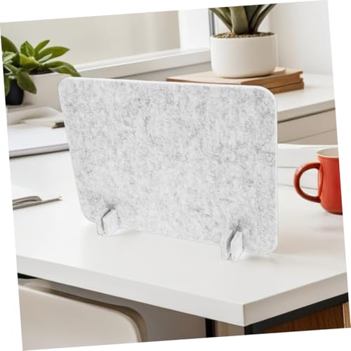 NUOBESTY 2pcs Felt Desk Divider Easy Install Privacy Panel for Students Employees for Office School and Dorm Use Reduces Distractions and Enhances Focus