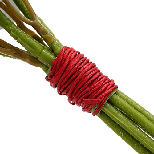 Syhood 673 Feet Floral Vine Bind Wire Rustic Craft Wire, Red - color: Red, size: 673 Feet