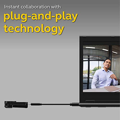 Jabra Panacast 4k Camera - Intelligent 180° Panoramic 4K Huddle Room Video Camera (Renewed)