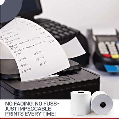 Thermal Paper Rolls for Clover Mini C200,C300,C301, C302,C305-10 Rolls - size: 10 Rolls, style: Clover Mini