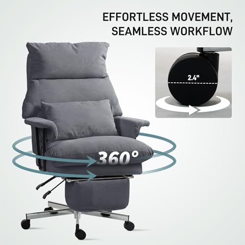 Executive Office Chair with Footrest