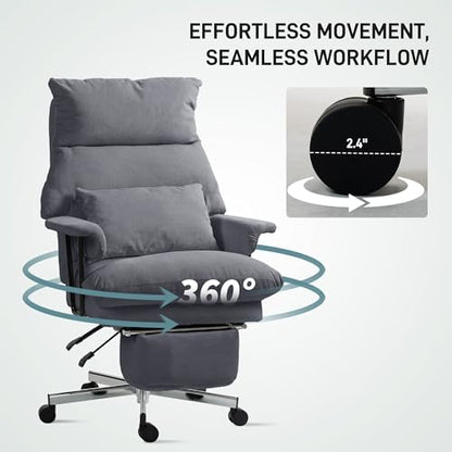 Executive Office Chair with Footrest