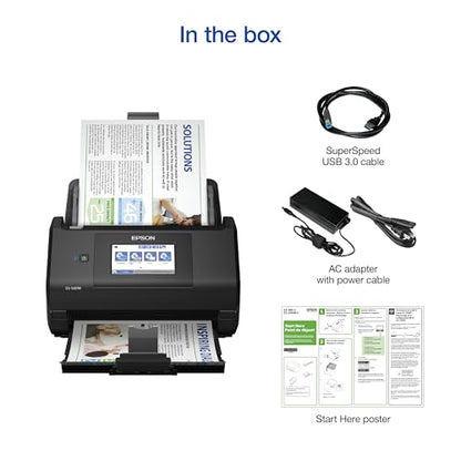 Epson Workforce ES-580W Wireless Color Duplex Desktop Document Scanner
