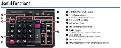Casio HR-200RC Printing Calculator