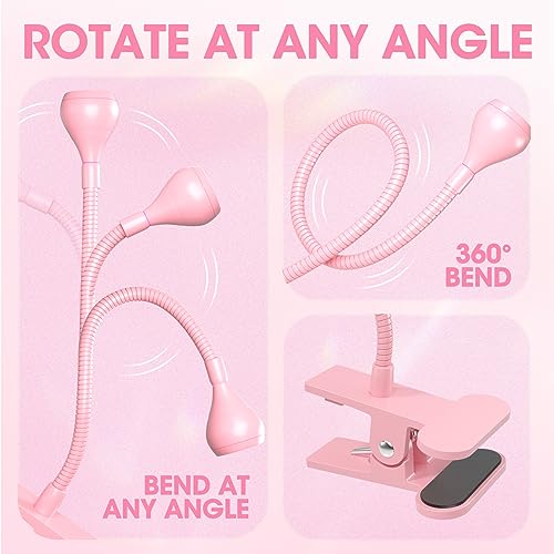 UV Nail Lamp - UV Light for Gel Nails, Flash Cure Lamp - color: Pink