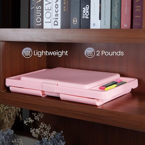 Loddie Doddie Lap Desk, Folding Desk, Portable Table, Blush, 9.75" x 12" - color: Blush
