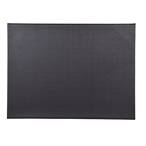 18''x14'' Large Rectangle A3 Desk Writing & Drawing Desk Pad &Board Table Protector Mat with Paper Clip on Top Brown - color: Brown-a189