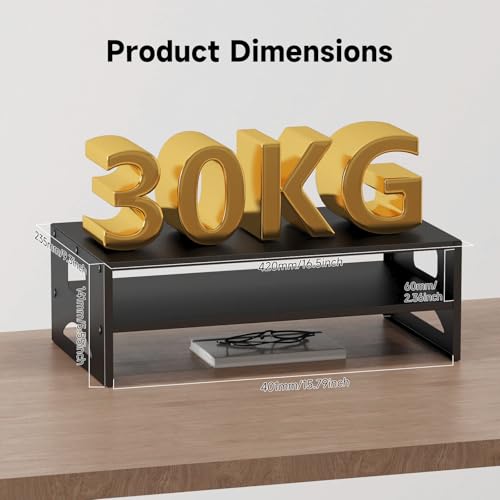 Pholiten 2-Tier Monitor Stand Riser for desk