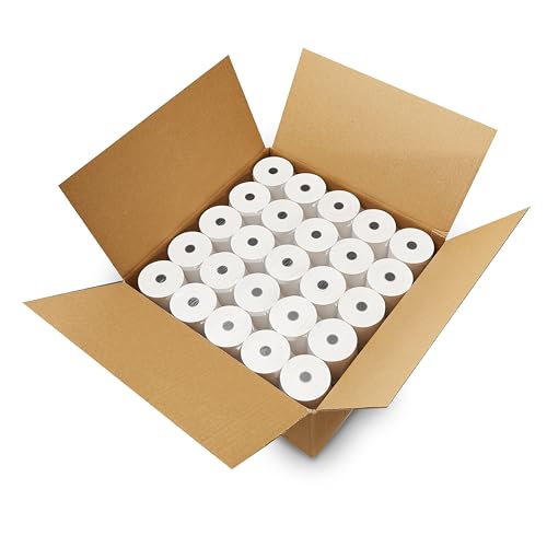 CLOVER POS 3-1/8" x 230' THERMAL RECEIPT PAPER BPA FREE - 50 NEW ROLLS - size: 3-1/8" x 230' Thermal