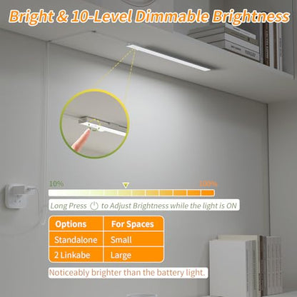USB Plug-in Motion Sensor Light, Night/Day/ON Modes, Bright&Dimmable - color: 4000K Neutral White, size: 1-Bar